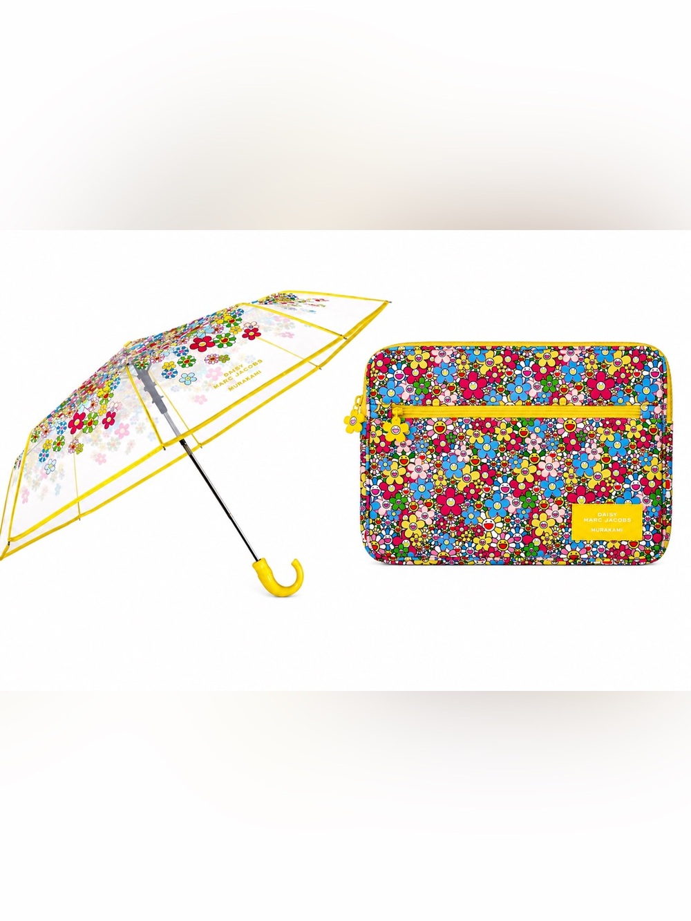 Marc Jacobs x Murakami Daisy Umbrella & Laptop Case LIMITED EDITION